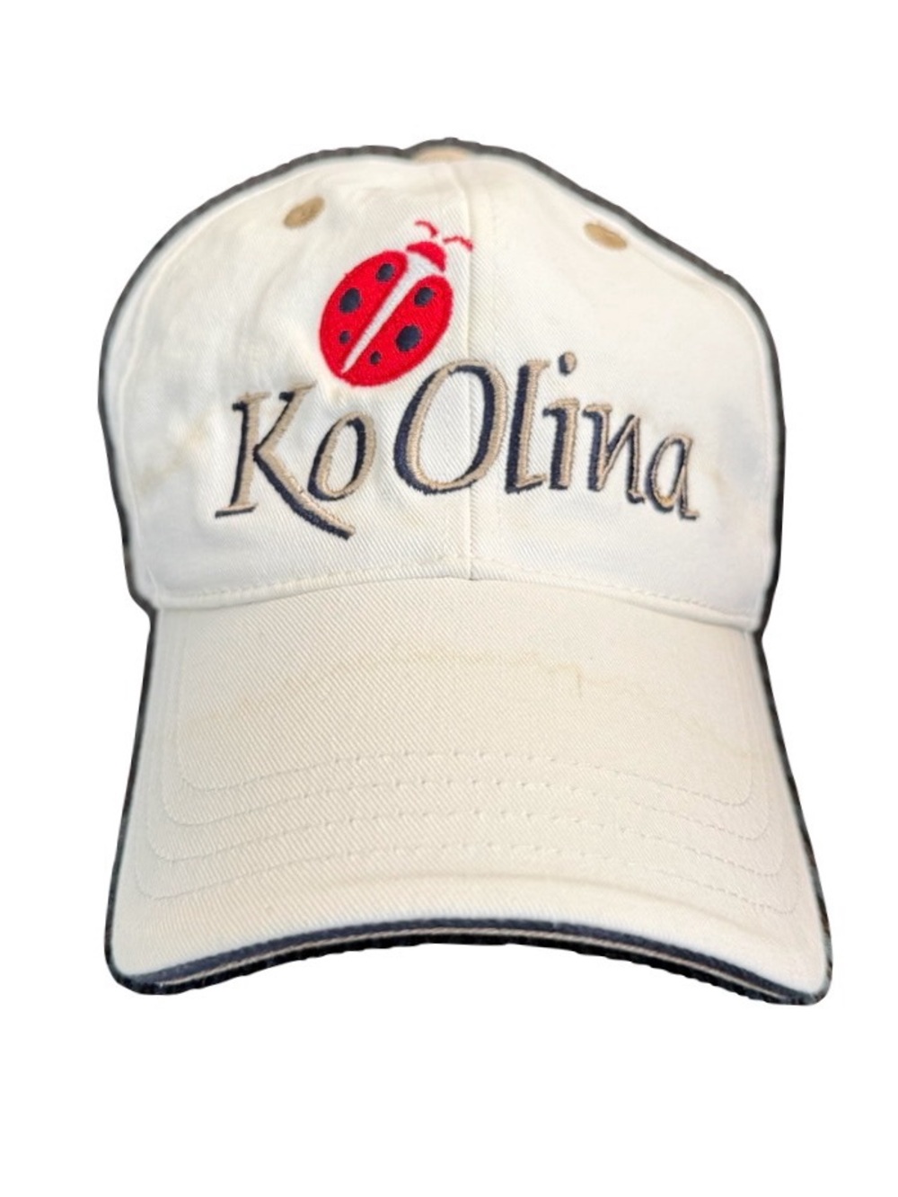 Ko Olina Hat 3 for 15 SALE CLEARANCE Off White Cap Ladybug